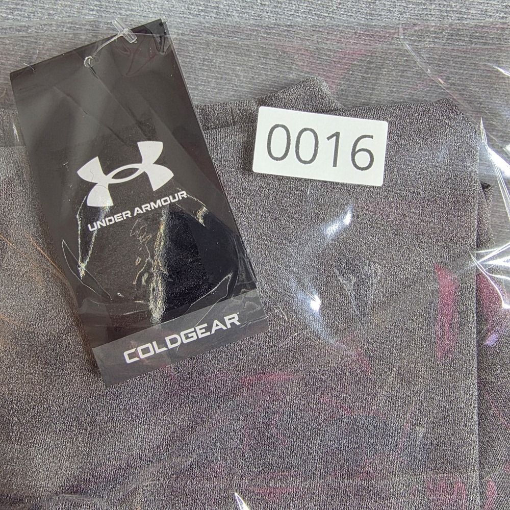 NWT Under Armour ColdGear Fitted Mock Base Layer Women's Large Charcoal Shirt - Picture 15 of 15